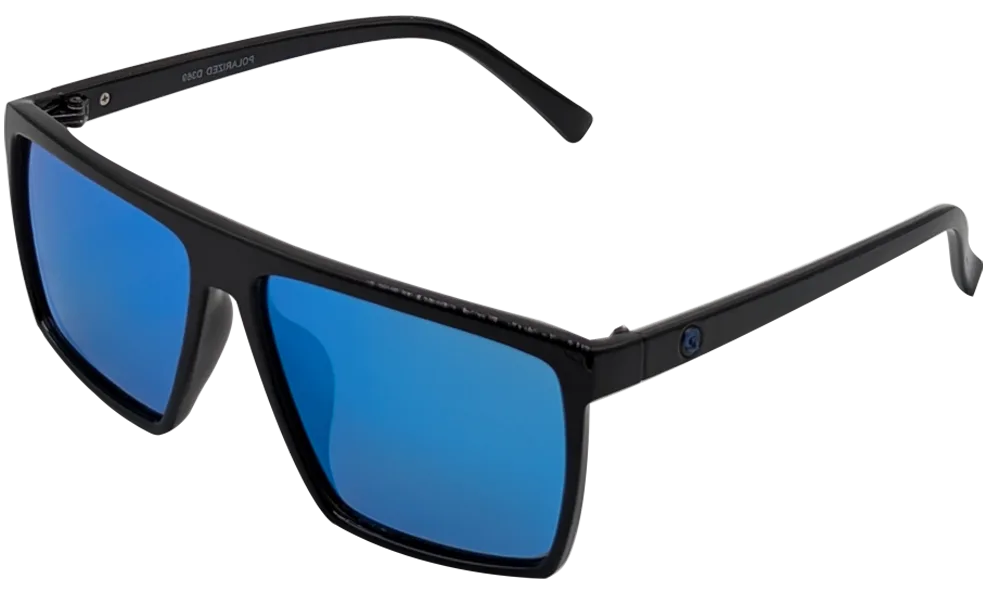 Black on Blue Polarized sunglasses